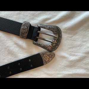Black Trendy Western Belt from Buckle